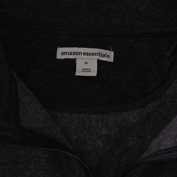 Amazon Essentials Men’s Full-Zip Track Jacket, XL, Dark Charcoal Grey - Picture 7 of 8